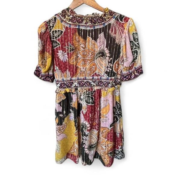 Verb by Pallavi Singhee Embellished Boho Tunic Dress – Size Small - Picture 6 of 8